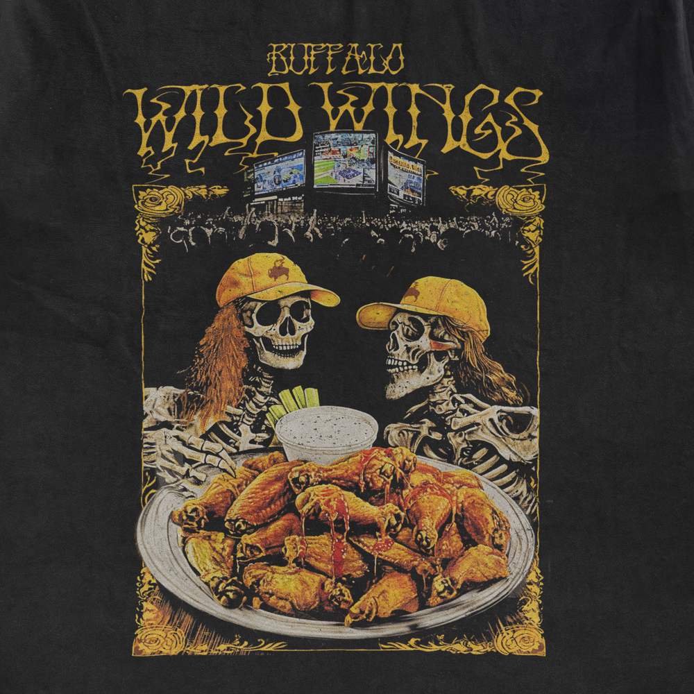 Buffalo Wild Wings Grateful Dead Lot Bootleg T-Shirt — Wavey Goods Co.
